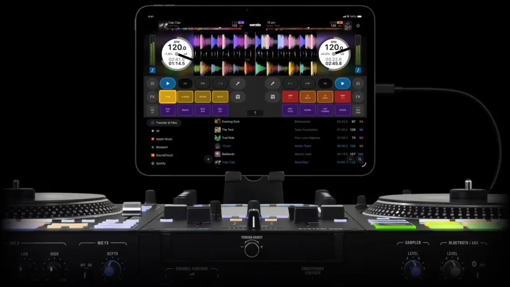 Serato de iOS con Hardware
